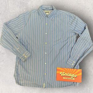 Vintage Converse One Star Shirt‎ Adult XL Casual Pocket Long Sleeve Men